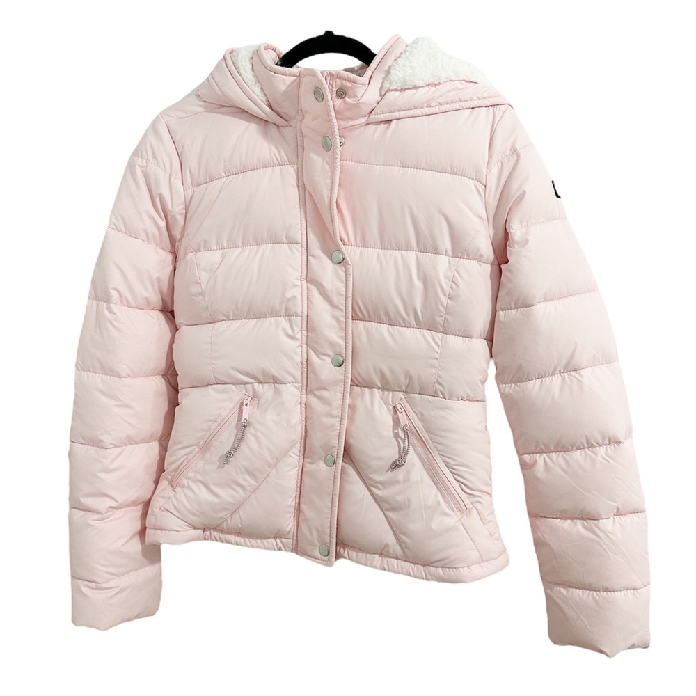 Hollister Pink Puffer Jacket